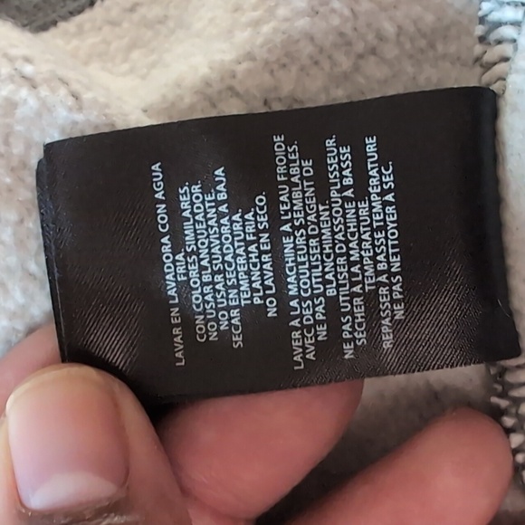 FILA| Grey Long Sleeve Hoodie Sweatshirt With Front Pouch Cotton Blend - Picture 14 of 14